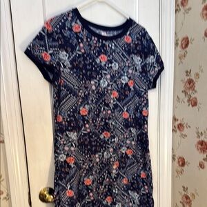 💙 No Boundaries Navy Floral Dress Sz XXXL NEW